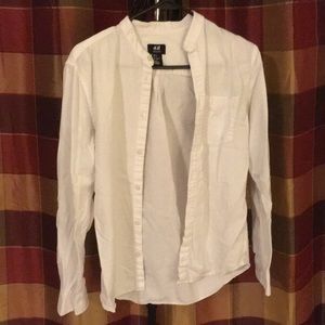 White H&M button up